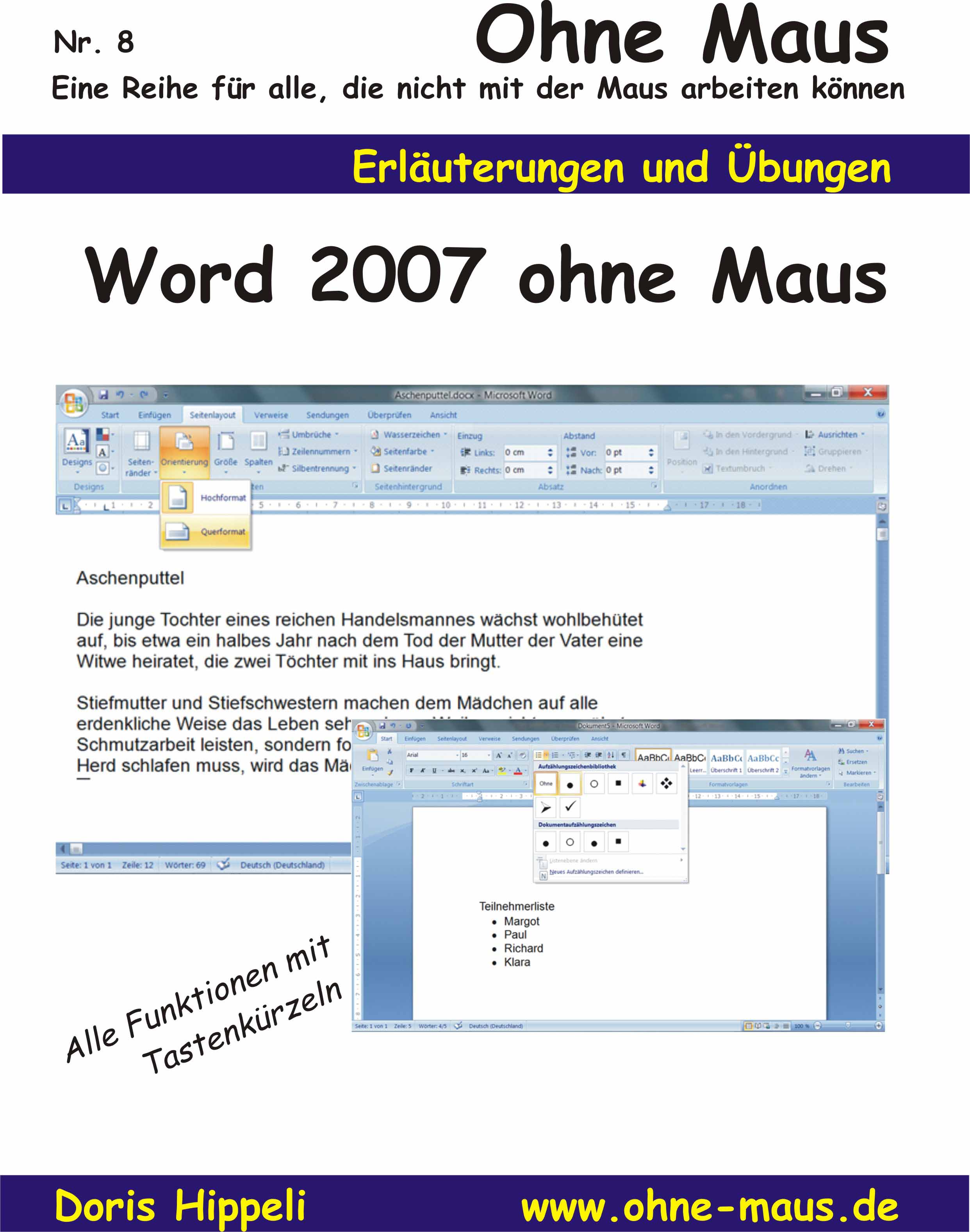 Word 2007 ohne Maus